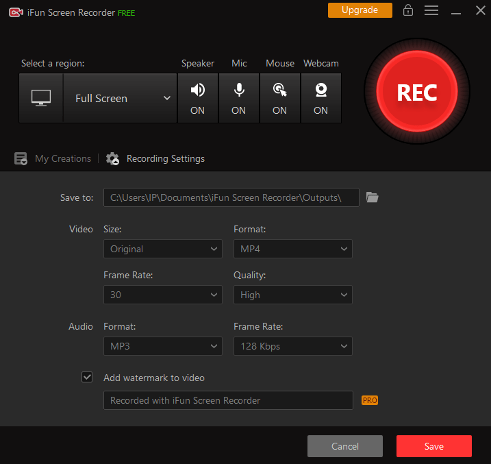 iFun Screen Recorder: