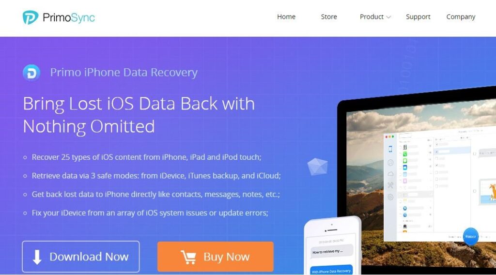 Primo iPhone Data Recovery 