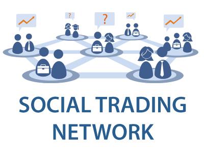 What is a social trading network?