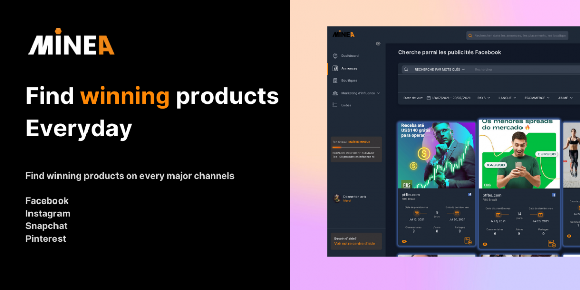 Minea: The Ultimate Winning Product Finding Tool