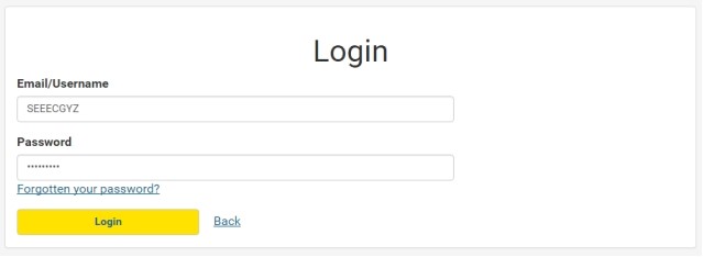 Username and Password of ParentPay login