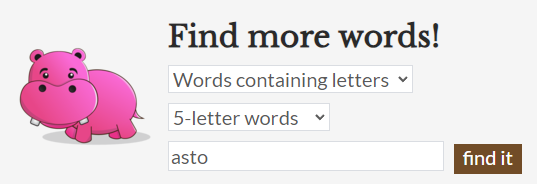 find more words