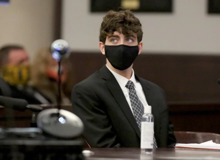 cameron herren wears black mask