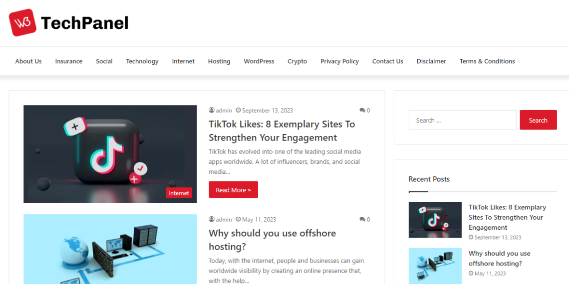 W3techpanel.com Technology