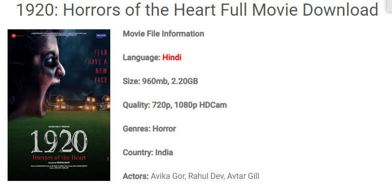 movie genre