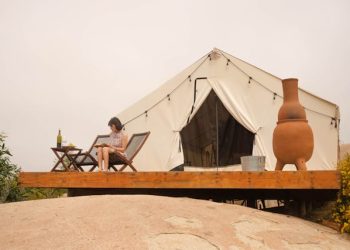glamping and camping