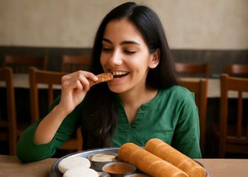 Breakfast of Karachi Dosas & Idlis at Mirchili