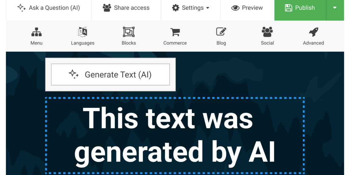 Best Way to Create a Business Website with AI (No Tech Skills Required)