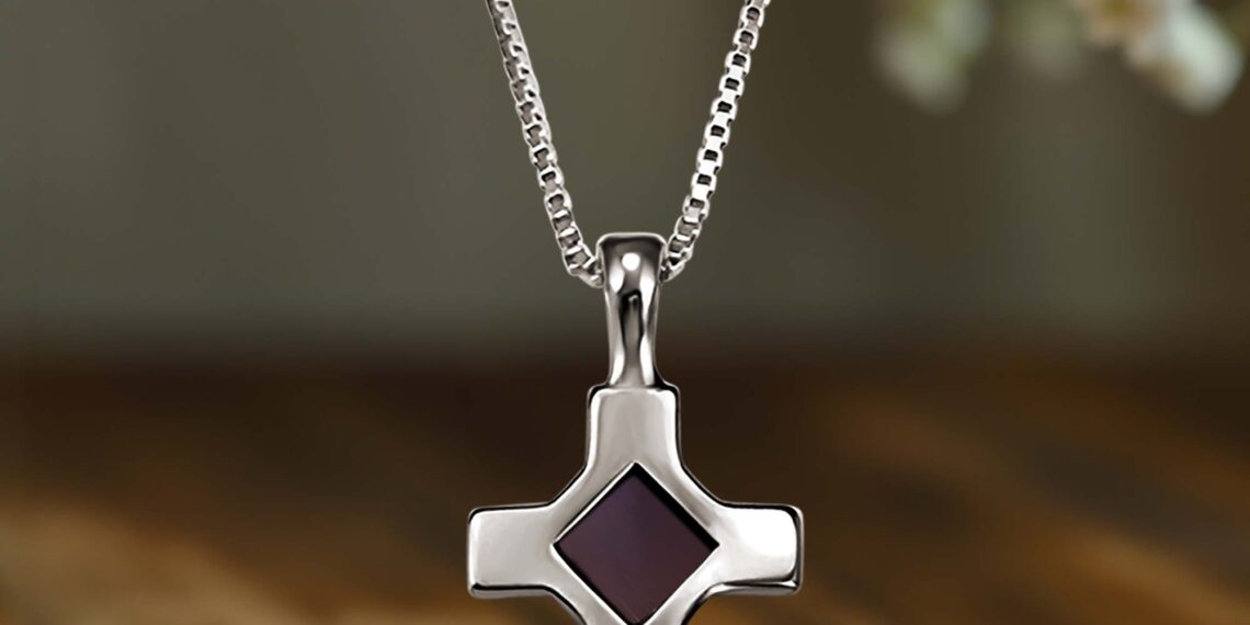 Christian Jewelry Shop Silver Cross Necklace with Bible Inside - My Nano Jewelry