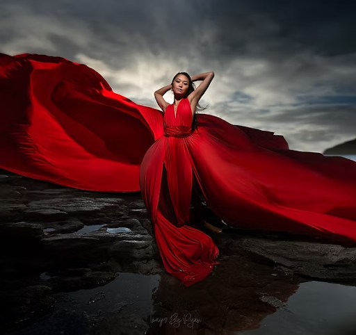 Flying Dress Photography