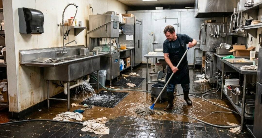 Flooded Kitchen, Closed Doors: What Restaurant Owners Need to Know About Commercial Water Damage