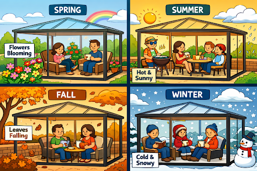 Enclosed Outdoor Spaces