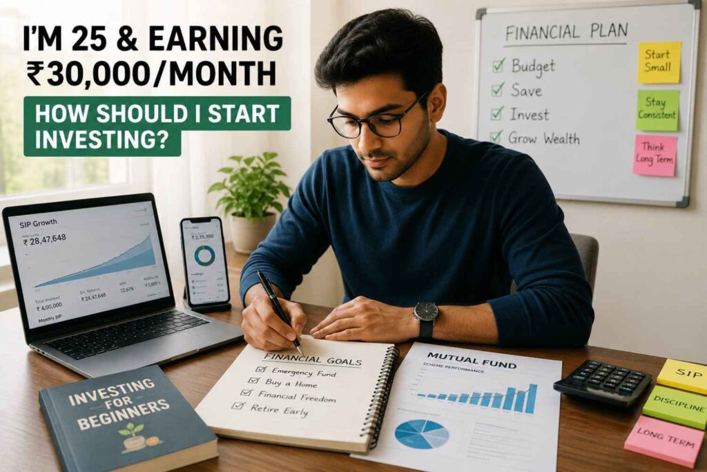 I'm 25 and Earning ₹30,000 a Month: How Should I Start Investing for Long-Term Growth?