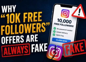 Why "10K Free Followers" Offers Are Always Fake