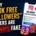 Why "10K Free Followers" Offers Are Always Fake