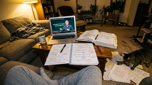 Why Online Accounting Classes Feel Harder Than Traditional Courses