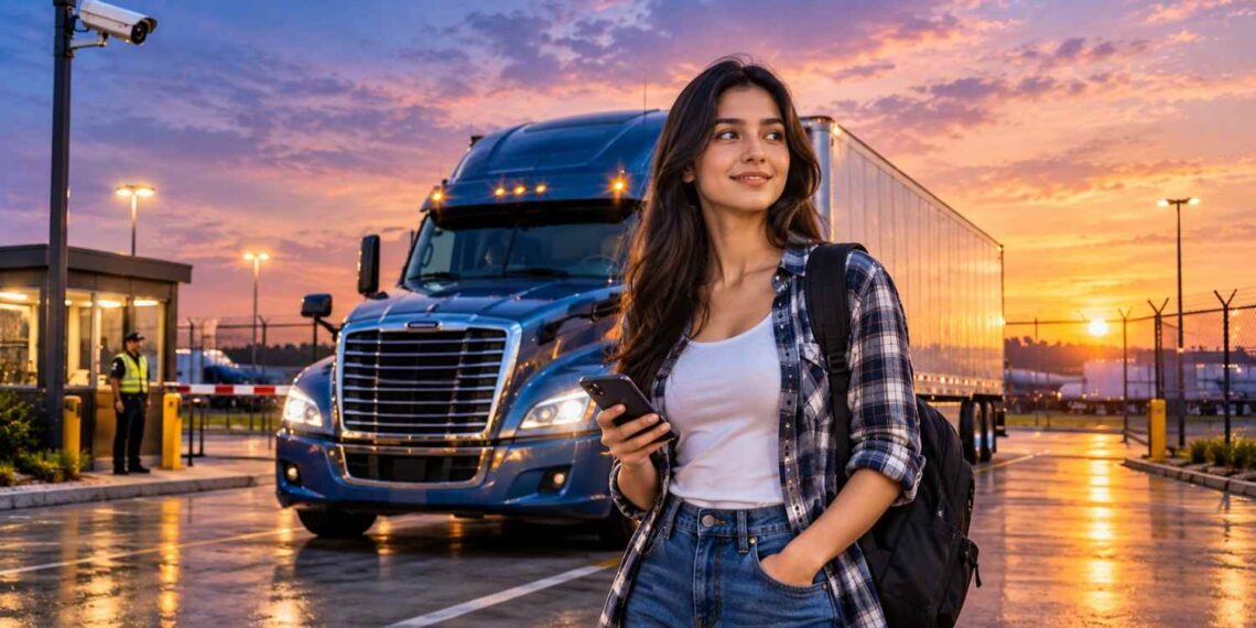 How to Find Secure Truck Parking